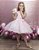 Vestido Infantil Barbie Estrela Rosa Brilho - Imagem 4