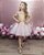 Vestido Infantil Barbie Filme Presidente Dourado e Rosa Brilho - Imagem 3