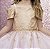 Vestido Infantil Barbie Filme Presidente Dourado e Rosa Brilho - Imagem 5
