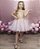 Vestido Infantil Barbie Filme Presidente Dourado e Rosa Brilho - Imagem 4