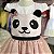 Vestido Infantil Panda Brilho - Imagem 2