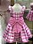 Vestido Infantil Hello Kitty Xadrez - Imagem 2