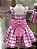Vestido Infantil Hello Kitty Xadrez - Imagem 4