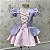 Vestido Infantil Rapunzel Curto - Imagem 1