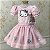 Vestido Infantil Hello Kitty Confeiteira Rosa - Imagem 1