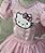 Vestido Infantil Hello Kitty Confeiteira Rosa - Imagem 3