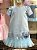 Vestido Infantil Stitch Trapézio - Imagem 1