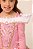 Vestido Infantil Princesa Aurora Brilho - Bela Adormecida - Imagem 4