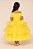 Vestido Infantil Princesa Bela Camadas - Imagem 3