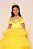 Vestido Infantil Princesa Bela Camadas - Imagem 2