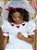 Vestido Infantil Festa Junina Noiva Laços e Corações - Imagem 5