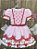 Vestido Infantil Festa Junina Jardim de Corações - Imagem 2