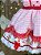 Vestido Infantil Festa Junina Jardim de Corações - Imagem 5