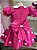 Vestido Infantil Minnie Godê Pink - Imagem 2