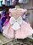 Vestido Infantil Minnie Rosa Frufru - Imagem 2