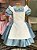 Vestido Infantil Alice no País das Maravilhas - Imagem 1
