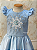 Vestido Infantil Princesa Elsa Godê Bordado - Imagem 2