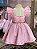 Vestido Infantil Jardim Brilho Bordado - Imagem 3