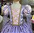 Vestido Infantil Princesa Rapunzel Lilás - Imagem 2