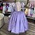 Vestido Infantil Princesa Rapunzel Lilás - Imagem 1