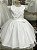 Vestido Infantil Daminha Rayanne Off-white - Imagem 1