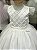 Vestido Infantil Daminha Rayanne Off-white - Imagem 3