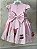 Vestido Infantil Cereja Rosa - Imagem 3