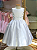 Vestido Infantil Daminha Alice Branco - Imagem 1