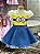 Vestido Infantil Minions Godê - Imagem 1