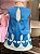 Vestido Infantil Elsa Brilho Bordado 2 - Imagem 2