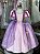 Vestido Infantil Princesa Rapunzel - Imagem 1