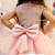 Vestido Infantil Unicórnio Glitter Rosa - Imagem 3