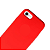Capa Capinha Para iPhone 7g 8g Vermelha Aveludada - Imagem 3
