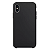 Capa Capinha Para iPhone Xr Preto Aveludada - Imagem 1