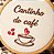 Quadro Decorativo Bordado - Cantinho do Café - 16cm de diâmetro - Imagem 7