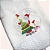 Toalha de Rosto Branca Bordada - Noel - Imagem 4
