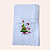 Toalha de Rosto Branca Bordada - Noel - Imagem 5