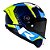 Capacete Ls2 Ff805 Thunder Carbon Racing 1 Azul/amarelo - Imagem 3