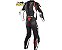 Macacao Dainese Pro Kyalami Perf Leather 1pç. Blk/wht/fluo-red - Imagem 2