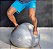 Gym Ball Bola Suiça com Bomba de Ar Prata - 55cm - Imagem 5