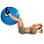 Bola De Pilates Azul 65cm - C/ Bomba De Ar Acte Sports - Imagem 8