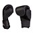 Kit Luva de Boxe Muay Thai - Naja Mod. Black Line Preto + Bandagem + Bucal - Imagem 2
