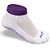 Par de Meias para Pilates Branco Roxo - Tam 34-38 - Imagem 1
