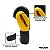 Luva Boxe/Muay Thai Pretorian Black Line - Preto/Amarelo - Imagem 3