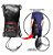 Kit Luva de Boxe Muay Thai - Naja Black Preto/Vermelho + Bandagem + Bucal - Imagem 6