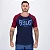 Camiseta Everlast Fundamentals Preto/Vermelho com Logo Azul - Masculino - Imagem 1