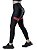 Legging Premium com Prot.Solar UV50 Cós Alto Anatômico - Preto/Vinho - Imagem 3