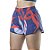 Short Microfibra c/ Estampa Digital- Azul/Vermelho - Imagem 1