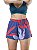 Short Microfibra c/ Estampa Digital- Azul/Vermelho - Imagem 2