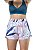 Short Microfibra c/ Estampa Digital- Branco/Azul - Imagem 2